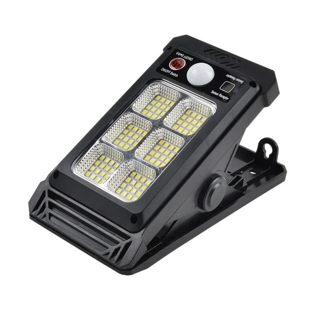 Luz de pared con sensor de movimiento solar más vendida: impermeable, uso interior y exterior, luz para valla, luz de jardín, luz con clip con sensor de movimiento