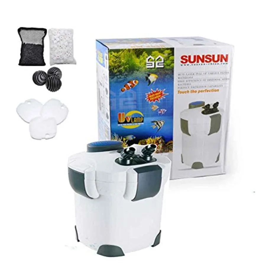 

HW-302 3-Stage 265GPH External Canister Filter with Media Kits