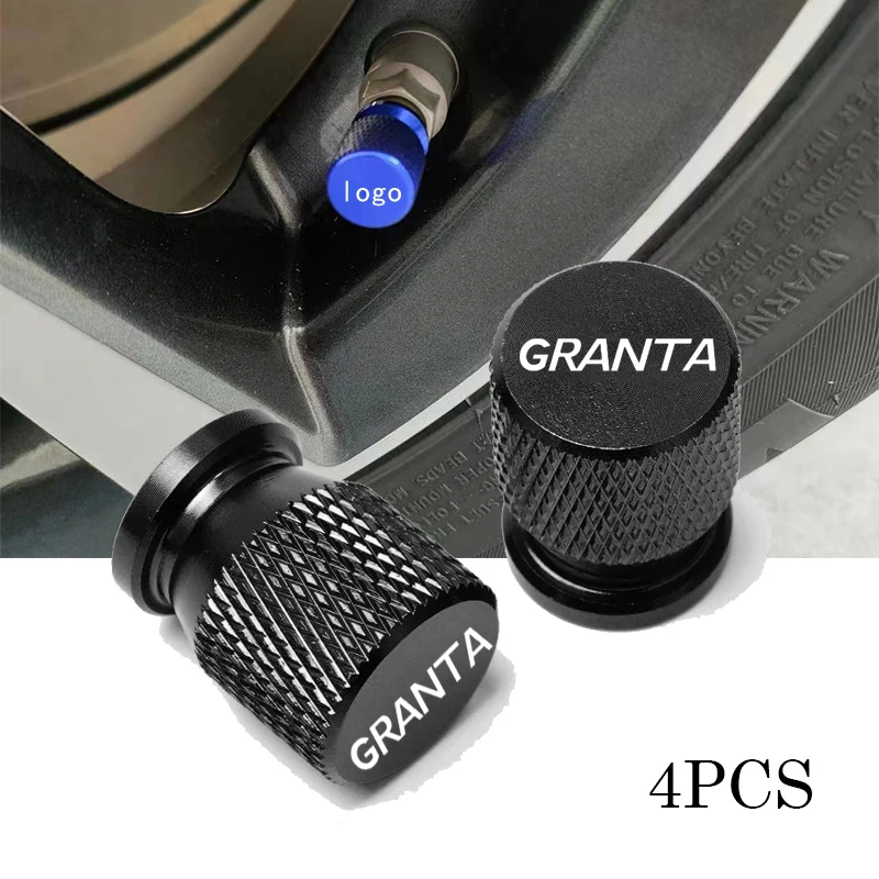 For Lada 2012-2019 Granta Car Decor Auto Accessories Car Wheel Tire Valve car Caps Tyre Stem Covers Airdust Waterproof 4Pcs