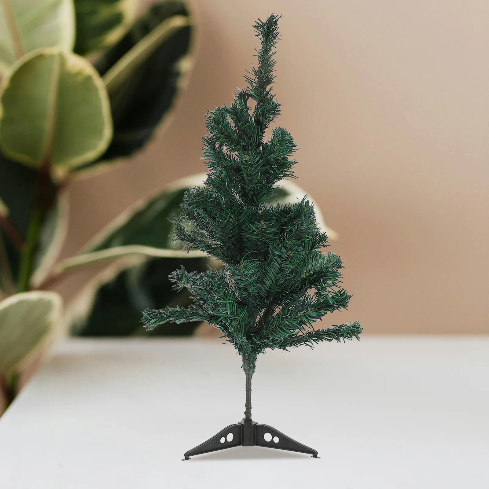 

Simulated Christmas Tree Small Lovely DIY Mini Xmas Tree Craft Desktop Decoration Christmas Gift Holiday Adornment Festive Decor