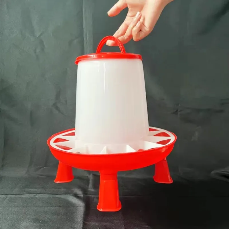 

50 Pcs Plastic 6kg Chicken Feeder Equipment Poultry Bird Drinking Feeding Line Chicken Feeder