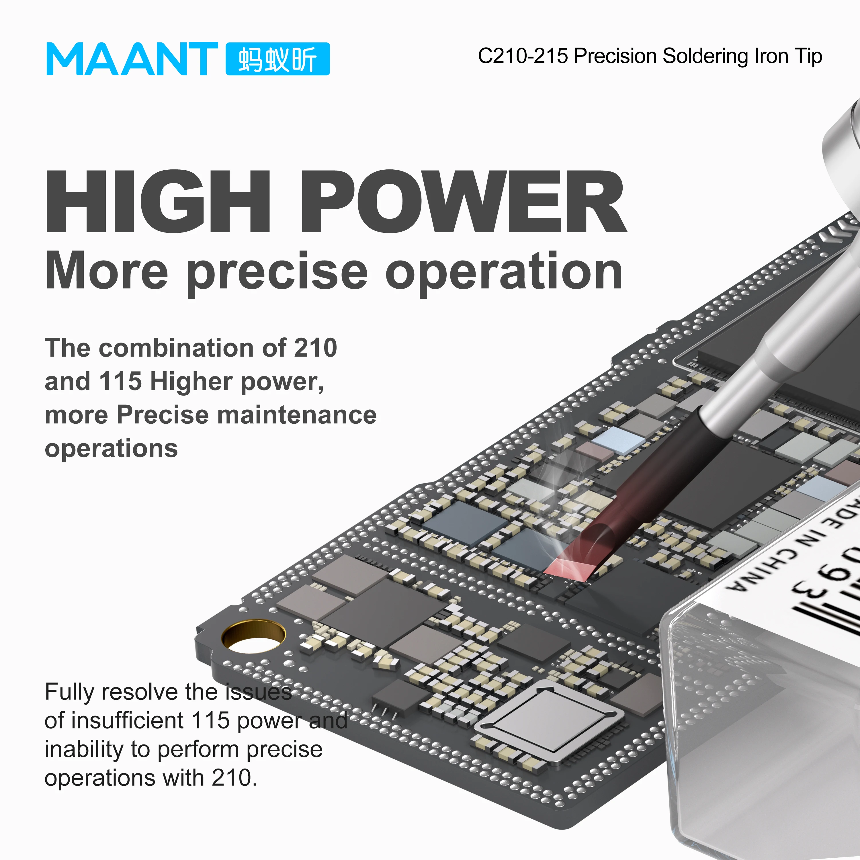 MaAnt C210-215 정밀 콤보 납땜 인두 팁 2 - Combo Power Tools 리뷰 및 가격