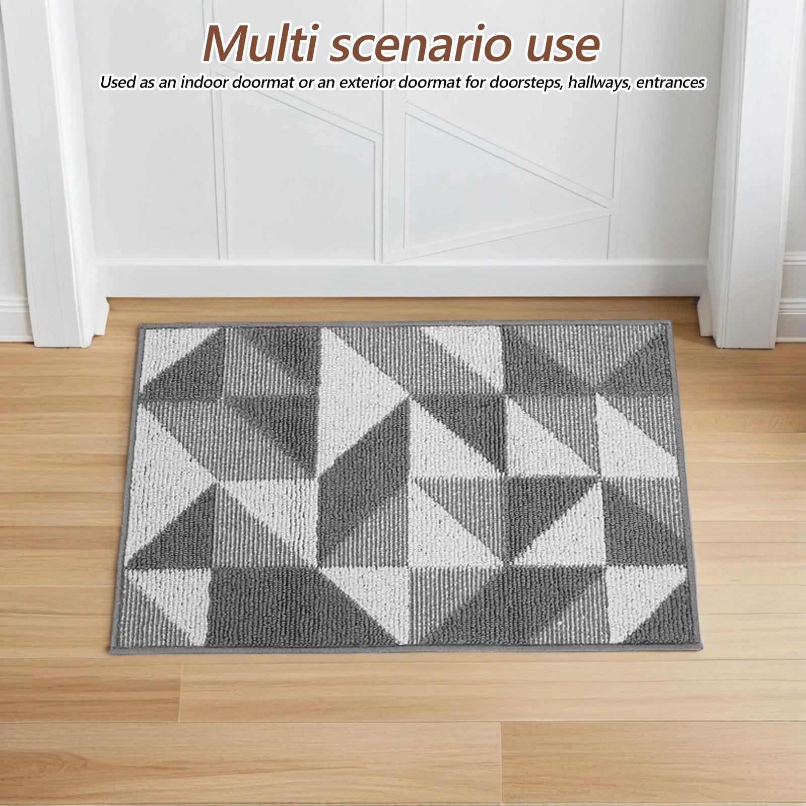 

Entry Door Mat Non-Slip Indoor Entrance Rug Washable Front Door Carpet Anti-Skid Bottom Absorbent Entryway Rug