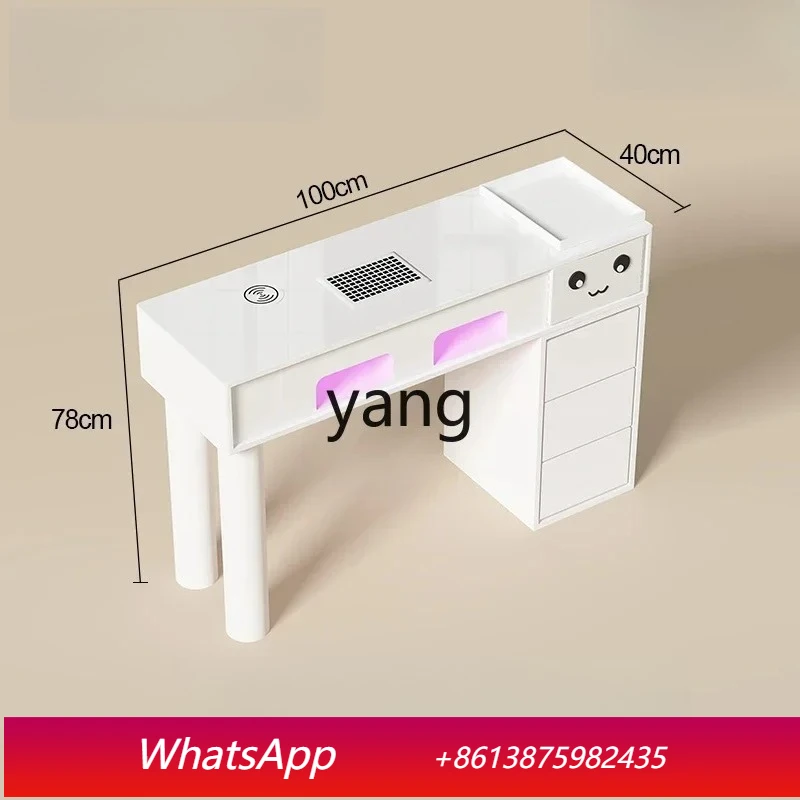 

MMM manicure table and chair set is embedded with three generations of high-power vacuum cleaners