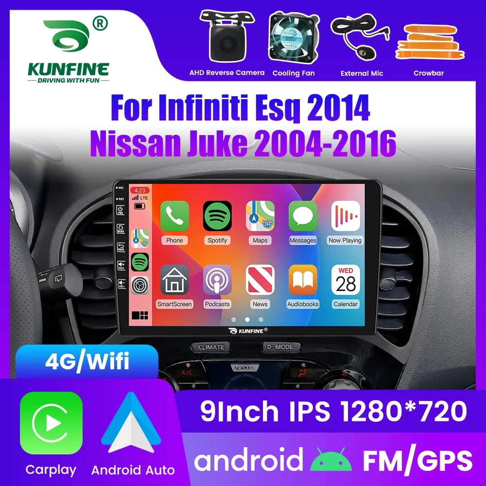 2Din Android Car Radio For Infiniti Esq 2014 Nissan Juke 2004-2016 Multimedia Video Player GPS Navigation Stereo Audio Head Unit