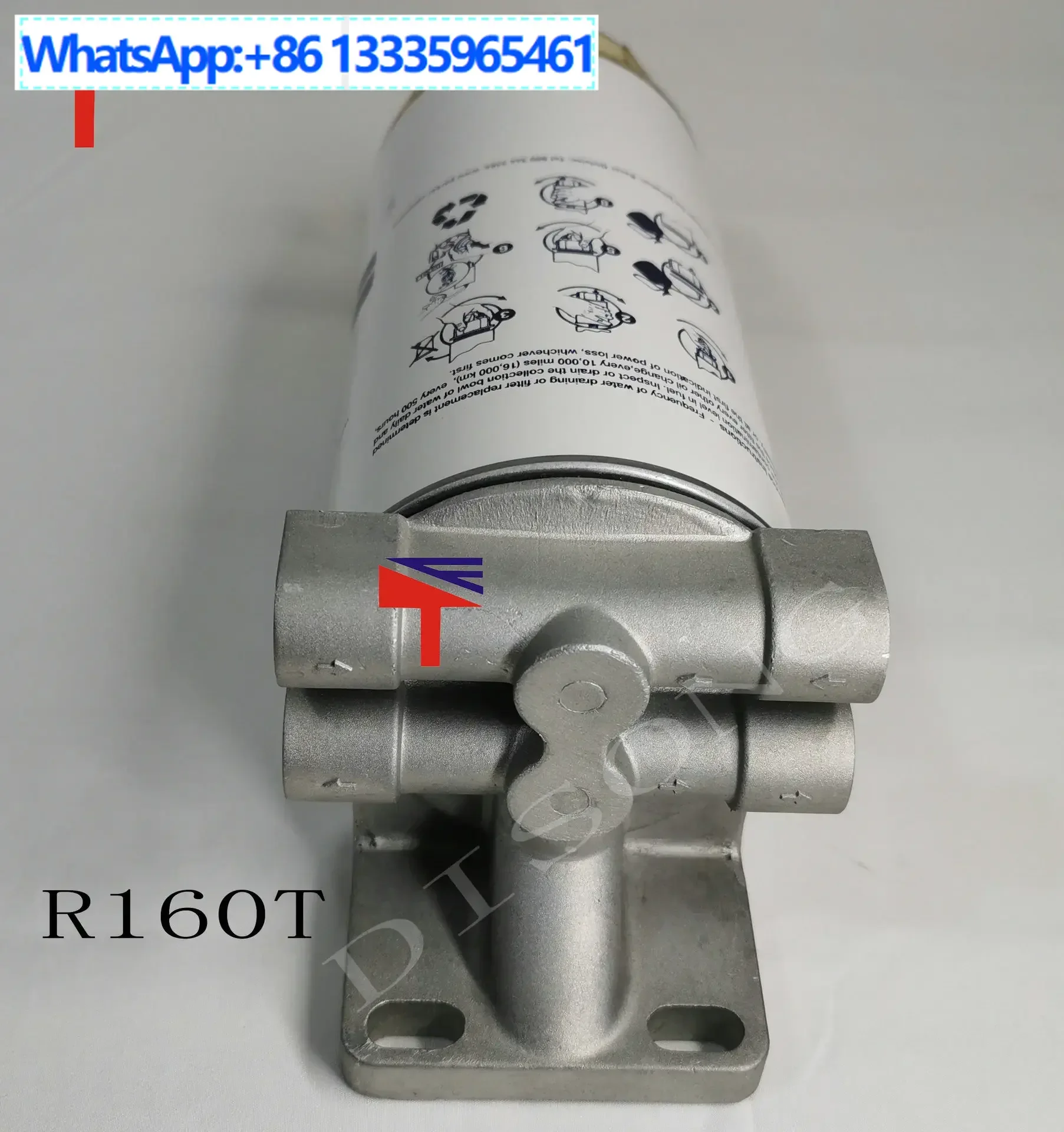 

R160T Diesel engine oil-water separator assembly, water pump, aluminum seat R160T