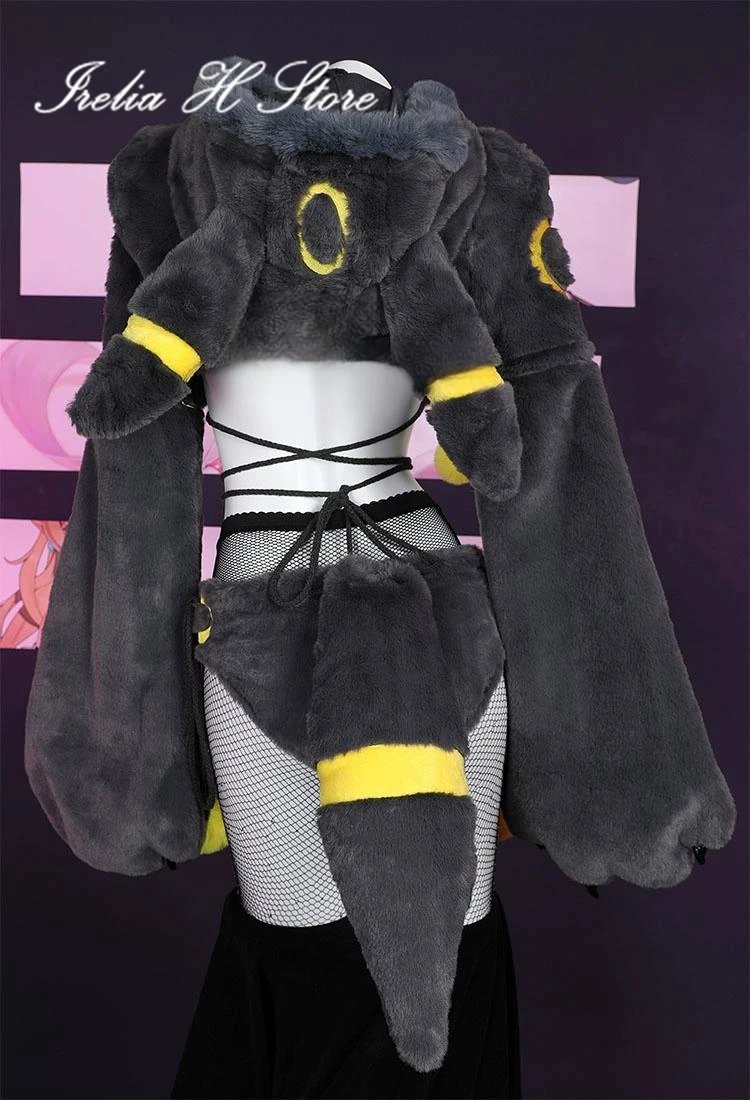 Irelia H Store Game Umbreon Bee Lovely Set  Cospaly Costume Sexy lingeries Plush Sweet Bee Set image 5