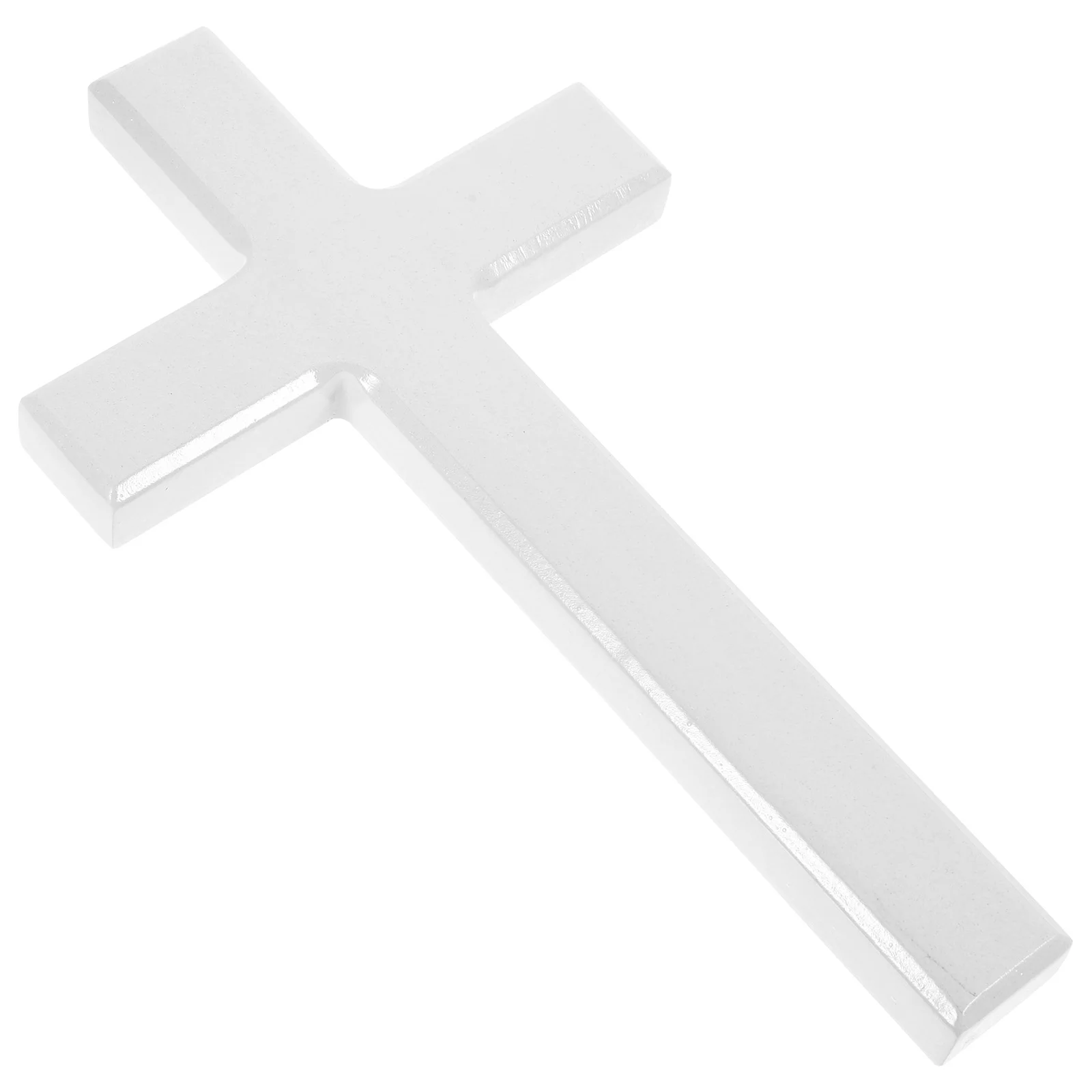 Sculpture Cake Cross Baby Wedding Decor White Wooden Christ Desktop Ornaments Craft