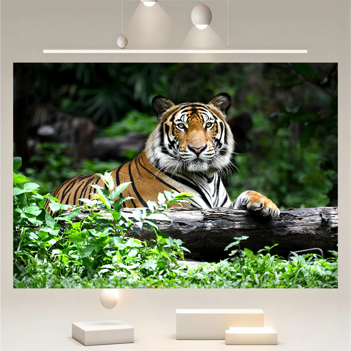 Tiger Tapestry Jungle Wall Hanging Forest Animal Tropical Rainforest Landscape Room TV Backdrop College Dorm Decor Photography