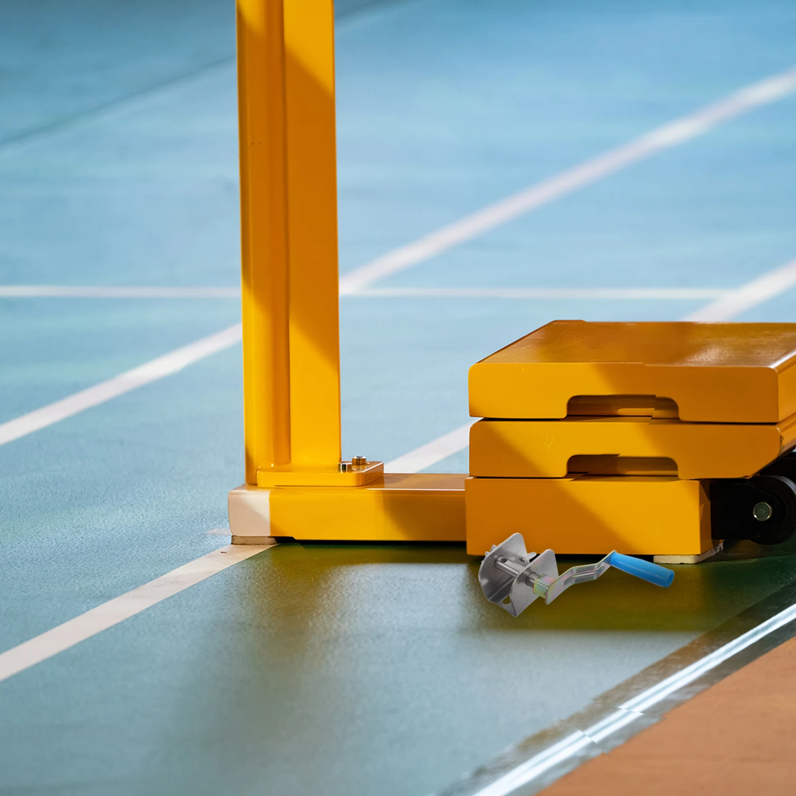 

Hand Crank Wire Tensioner Manual Badminton Net Tightener Portable Iron Outdoor Sports Equipment for Volleyball