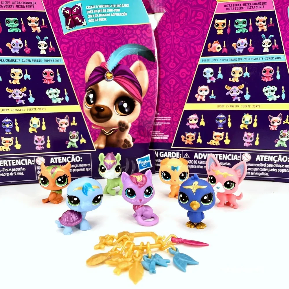 

Hasbro Littlest Pet Shop Lucky Pets Crystal Ball Surprises Blind Box E7412 Doll Gifts Toy Model Anime Figures Collect Ornaments