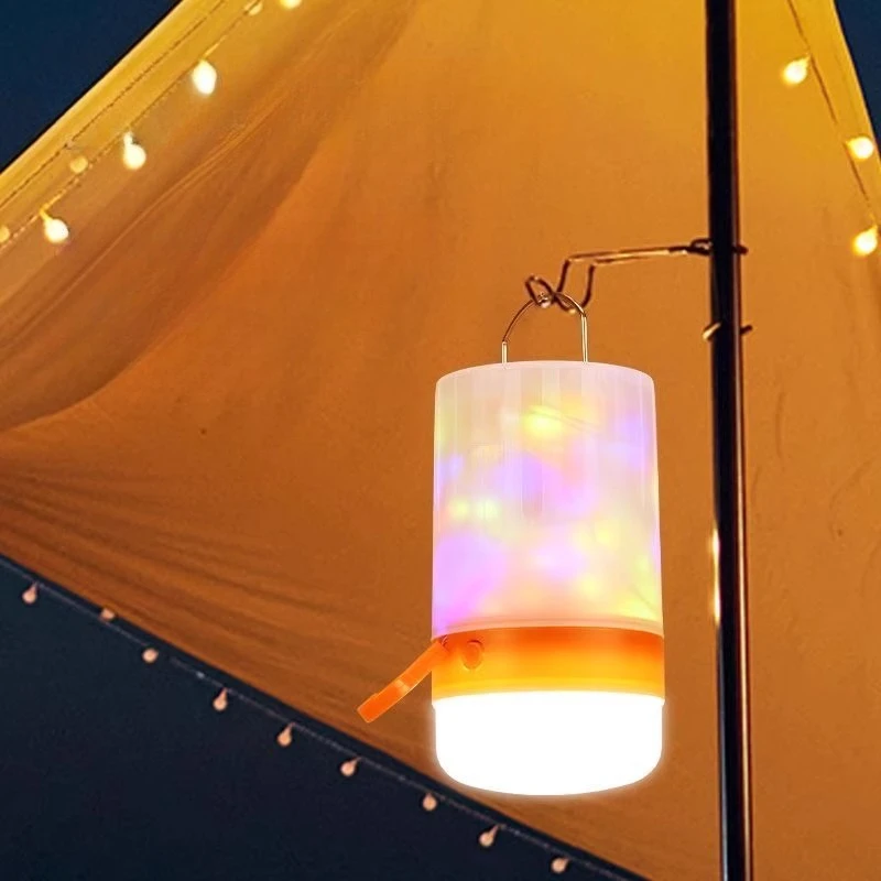 Starry Sky Camping Light Outdoor String Light Colorful Atmosphere Light Tent Camping Light USB Charging Decorative Light