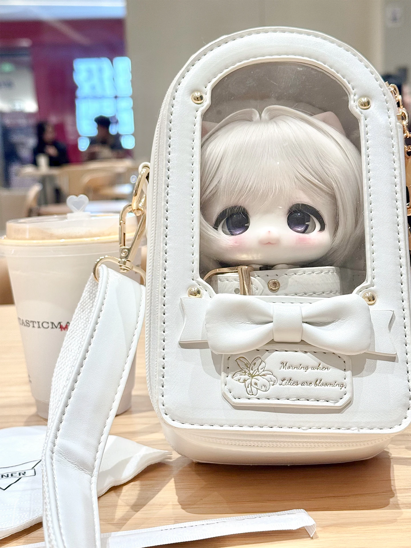 Original Girls Y2k 12 Points Bjd Baby Doll Bag 2025 Students Cute Doll Collection Bag Portable Crossbody Bag Bjd Shoulder Bags