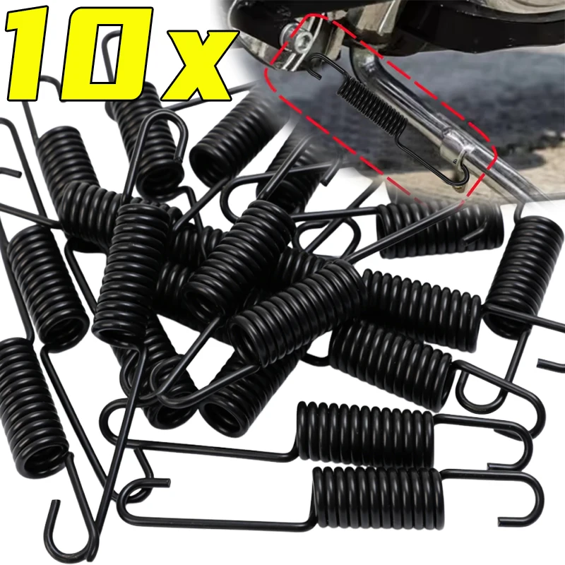 Electric Vehicle Rear Bracket Spring Kickstand Metal Pedal Return Spring Motorcycle Utility Bracket Spring Replacement Parts