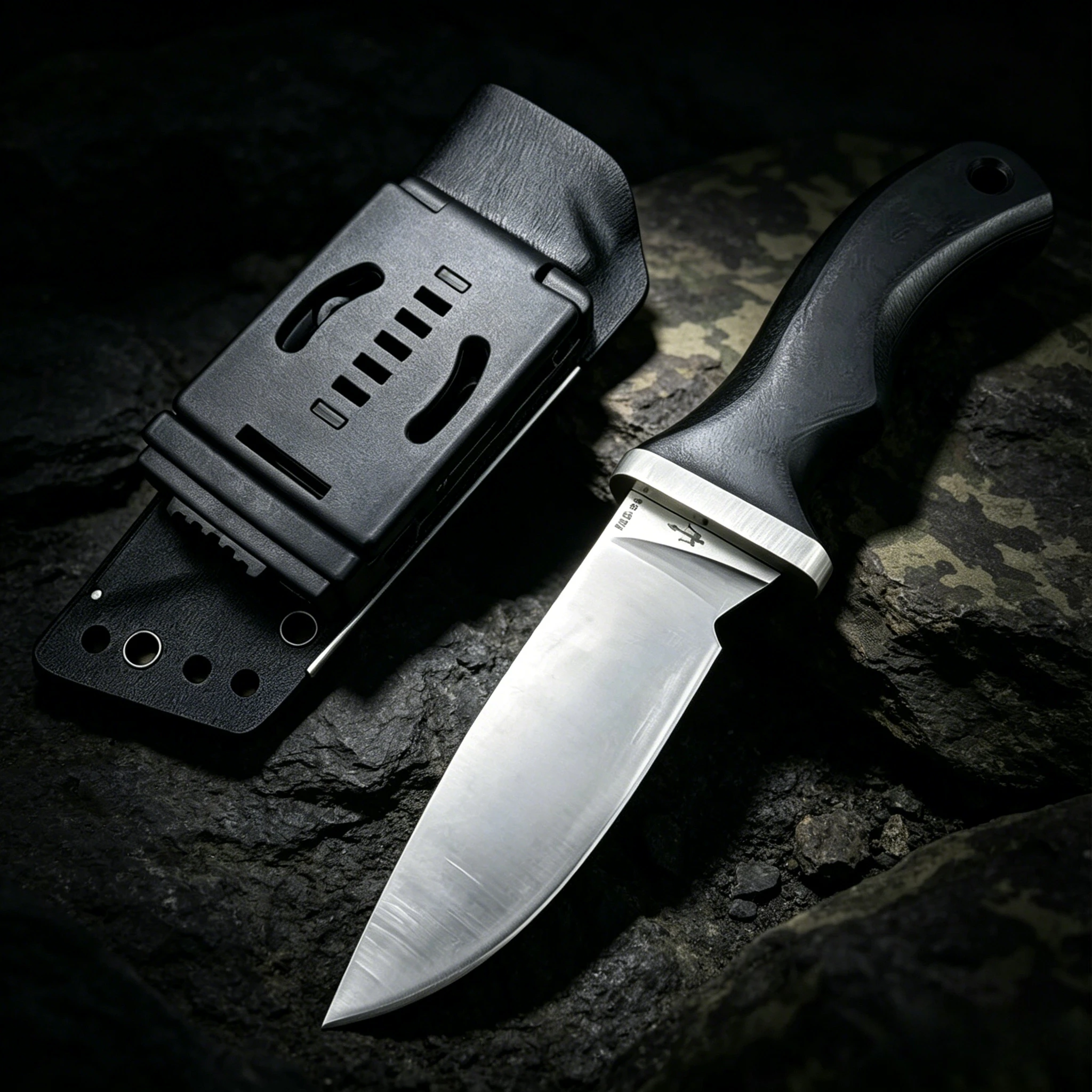 Edc Carry All - 8Cr13MoV 강철로 제작된 다용도 고정식 칼날