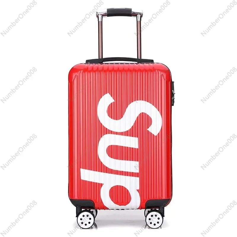 20-Inch Student Suitcase Custom-printed Logo Large-capacity Outdoor Suitcase Universal Wheel Password Boarding Case