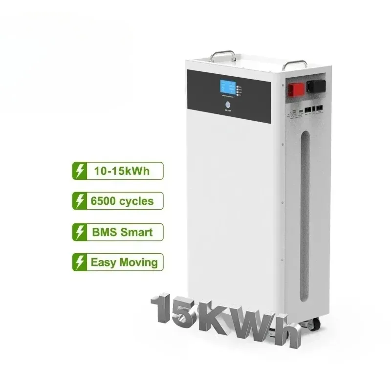 8000 Cycles 51.2v 15kwh Akku Vic Tron Solar Inverter Lithium Ion Energy Storage 48v 200Ah 300Ah Stackable Lifepo4 BMS