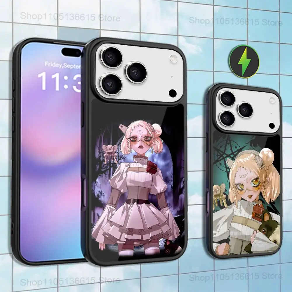 

Крутой чехол Band B-BMTH-es для iPhone 16,15,17,14,13,12,11, Pro, Max, Plus, Air Mini, Magsafe, магнитный чехол для беспроводной зарядки