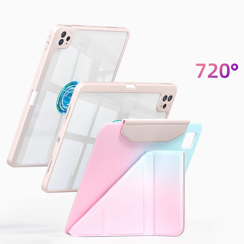 

Съемный откидной чехол-подставка для iPad Air Pro 11 12,9 13-дюймовый мини-магнитный чехол 4 5 6 7 8 9 10-го поколения 2025 A16 Cover