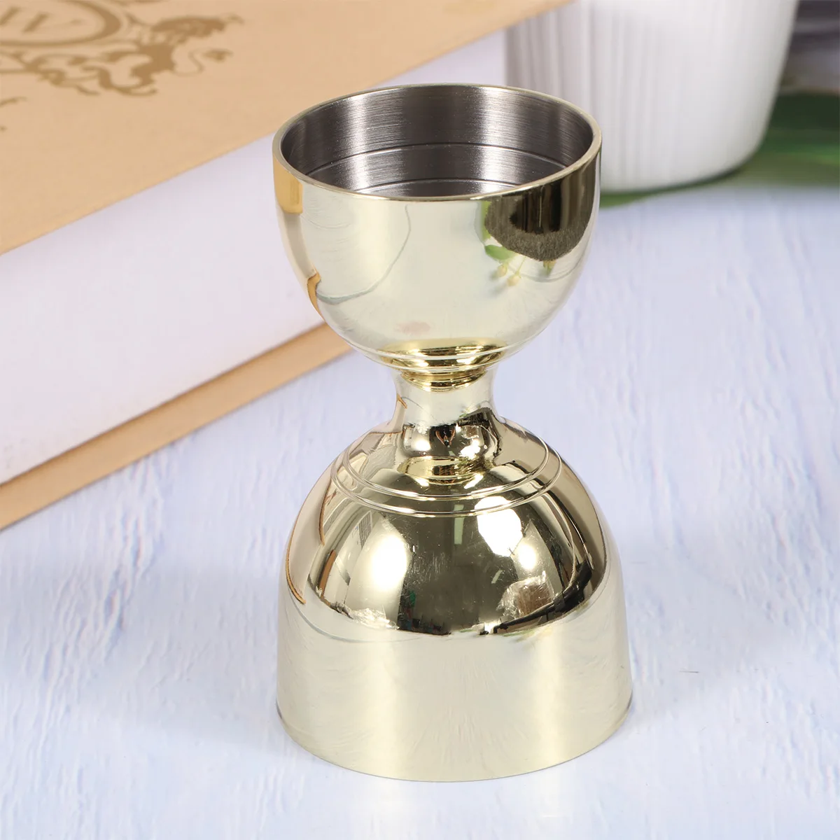

Stainless Steel Measuring Cup Ounce Bartending Wine Cocktail Shaker 304 Grade Suitable for Bar Families Coffee Shops