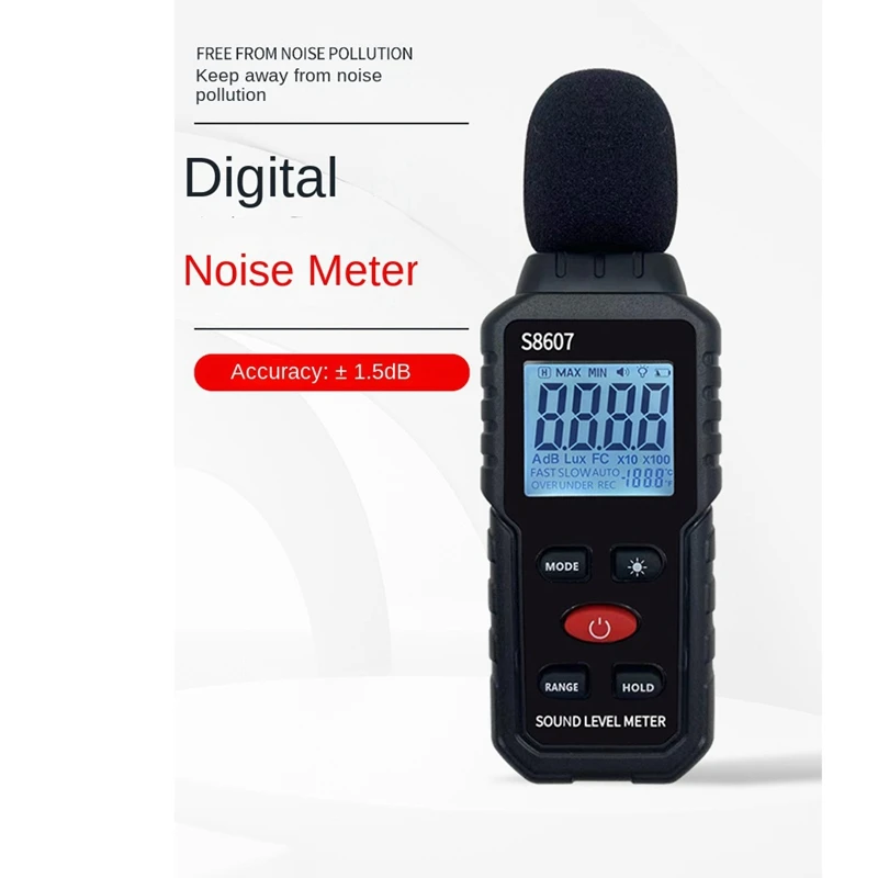 Digital Sound Level Meter,Sound Meter For Classroom Home Street,30-130DBA DB Meter To Measure Noise,Noise Decibel Reader