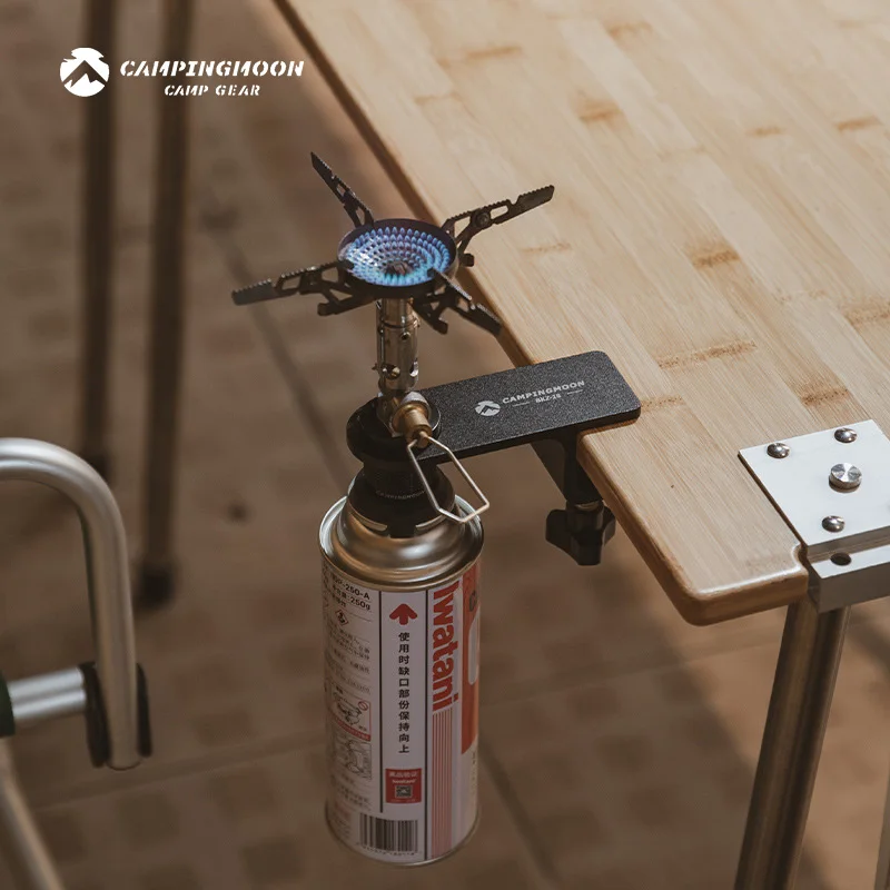 

Outdoor Stove Stand Camping Table Extension Clamp Gas Cylinder Fixed Bracket Lamp Holder Stove Heater Desktop Clip