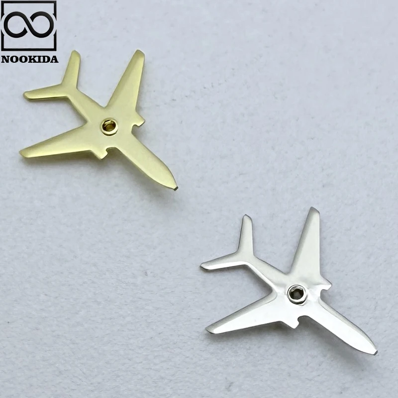 NOOKIDA VK63 Second Hand Model Plane Hands Silver/Gold Fit VK63 Quartz Movement Watch Accessories