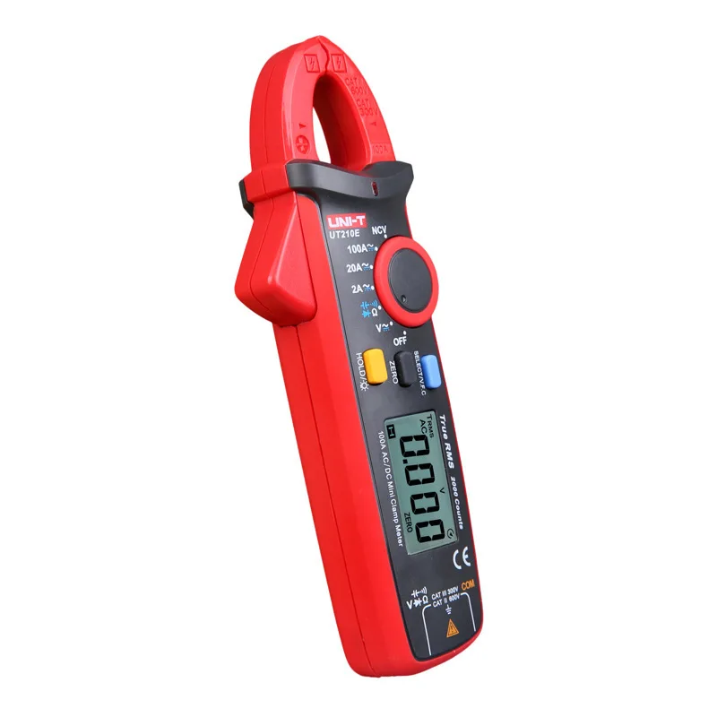 

Clamp Meter UT210E Mini Digital Clamp Multimeter, AC and DC Ammeter