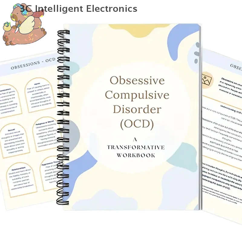 Obsessive Compulsive Disorder (OCD) Workbook, Intrusive Thoughts, Exposure Relax, Anxiety Relief, Mental Health Self-Help Guide