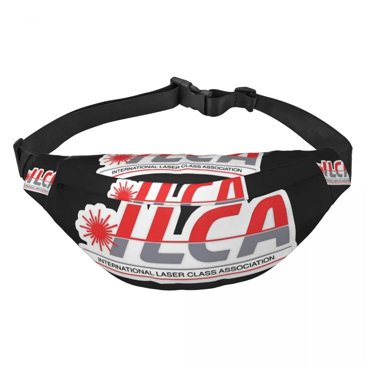 

ILCA-International Laser Sailing Association Unisex Waist Bag Multifunction Sling Crossbody Bags Chest Bag Short Trip Waist Pack