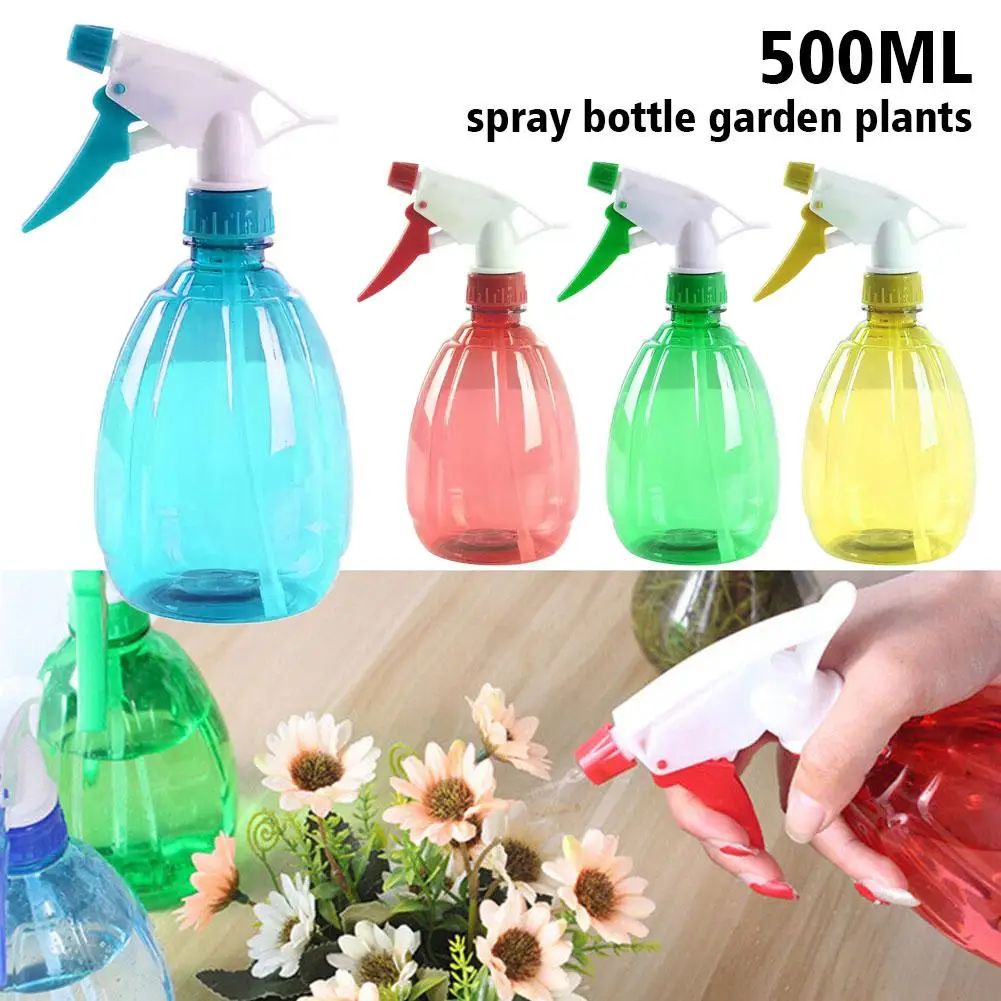 Horticultural Watering Pot Pumpkin Type Plastic Bottle 500ml Spray Water Spray Bottle Garden Plant Flower Water Sprayer Supplies