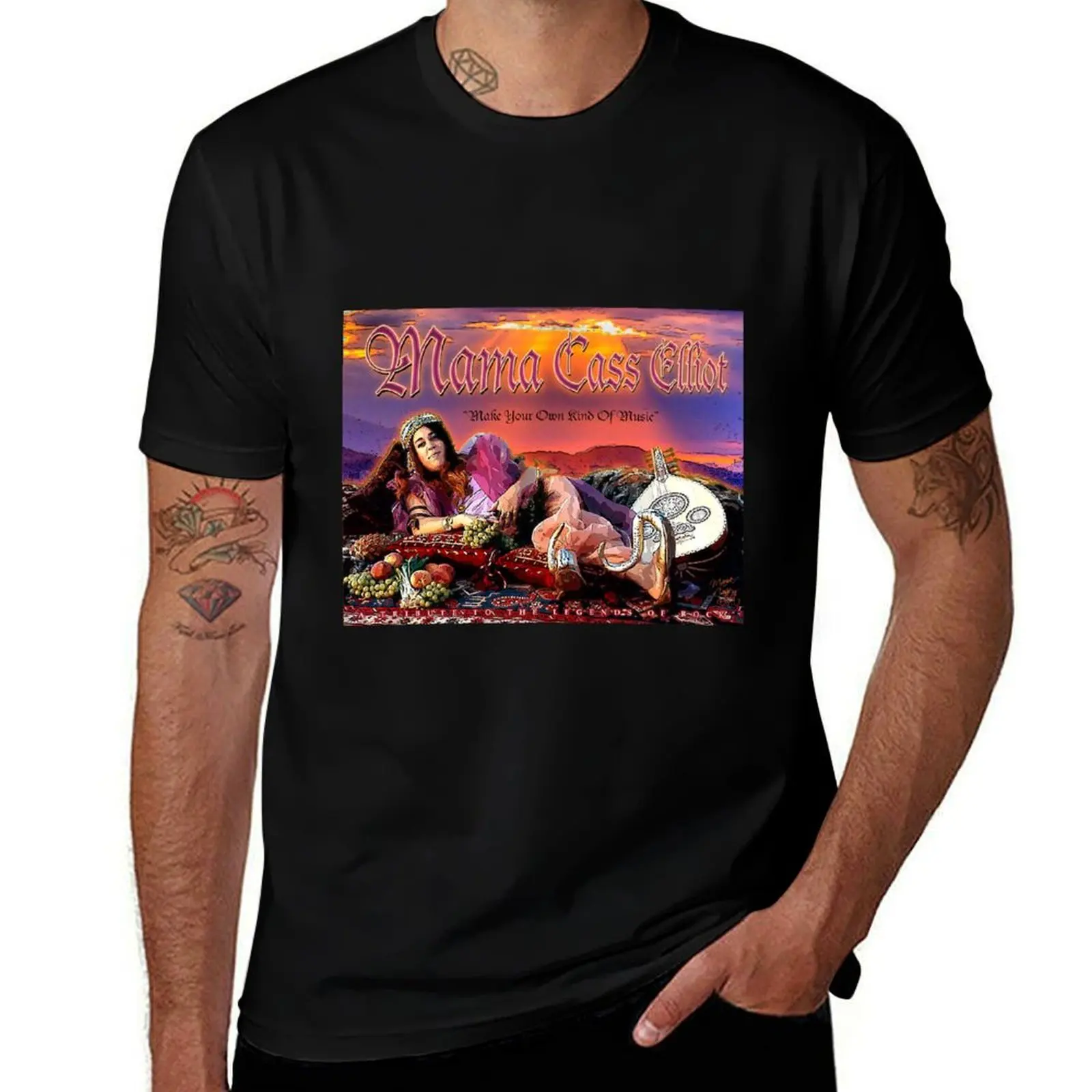 Mama Cass Elliot Make Your Own Kind Of Music D-1 Pillows & Totes T-Shirt Cool Dry Performance T-Shirt