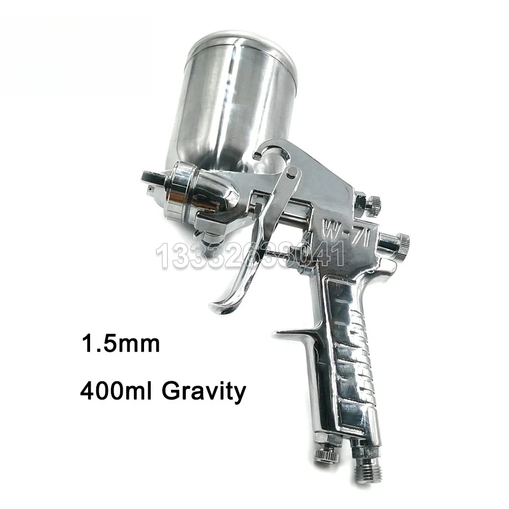 Pneumatic Caliber Nozzle Spray Gun for Car DIY Craft Projects / Paint 1.0/1.3/1.5/1.8mm 400ML Car / Furniture Spraying Tool