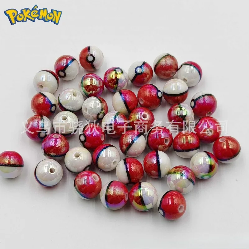 perle-ronde-pokemon-de-dessin-anime-trou-droit-boule-d'elfe-plaquee-uv-de-16mm-accessoires-de-chaine-de-telephone-portable-faits-a-la-main-materiaux