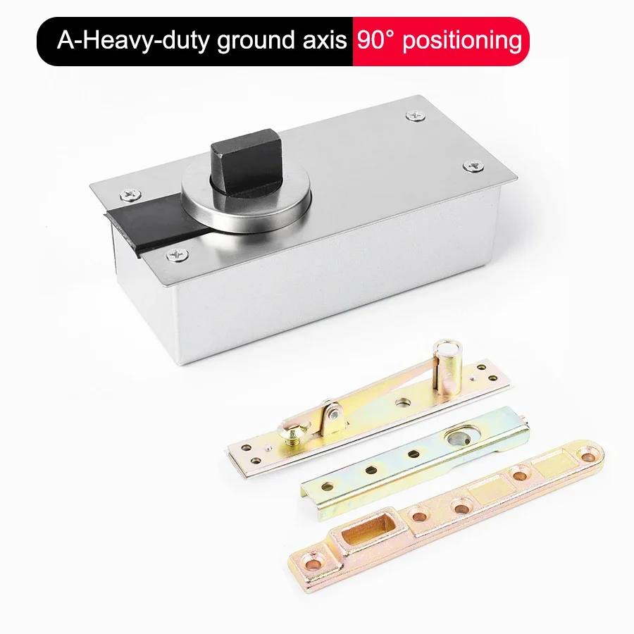 Revolving Door Shaft Up And Down Rotating Shaft Spring 90-degree Self-positioning 360 Degree Heaven And Earth Hinge