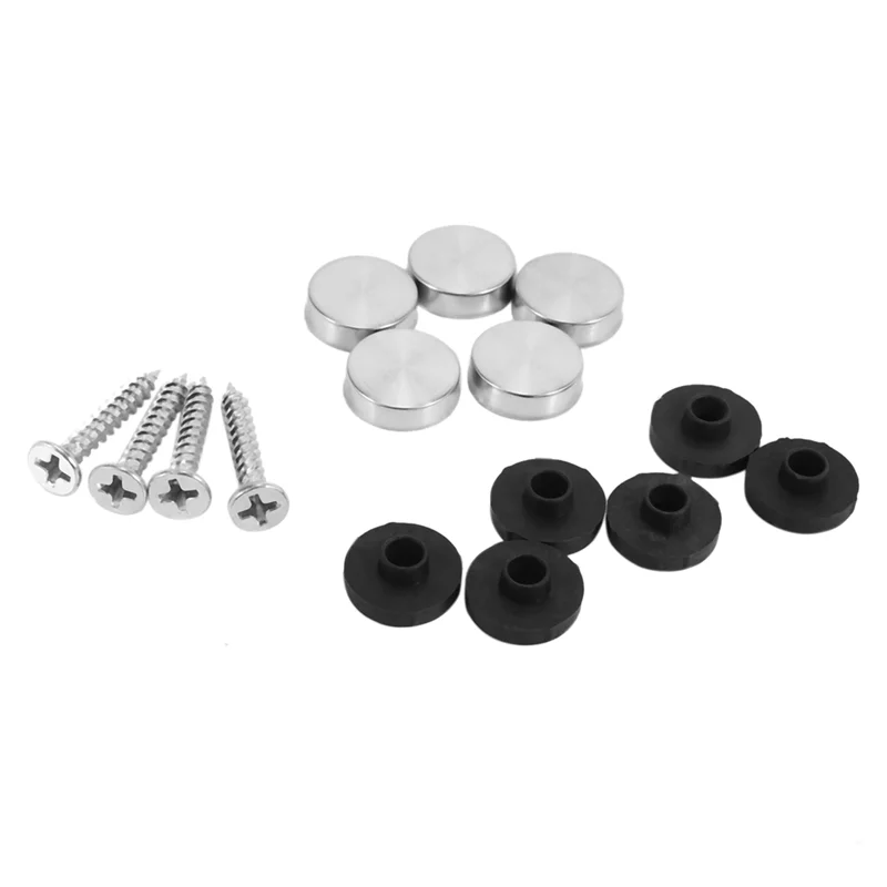 ABGR-40 個 14 ミリメートル直径ステンレス鋼装飾ミラースクリューキャップ釘