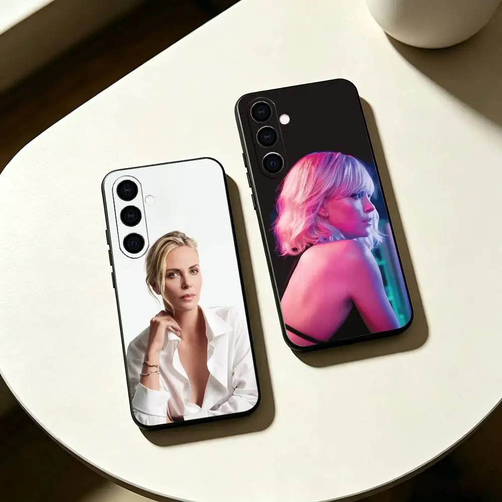 Producer C-Charlize Theron Phone Case For Samsung Galaxy A73,A72,A71,A70,A53,A52,A51,Soft Silicone Black Cover