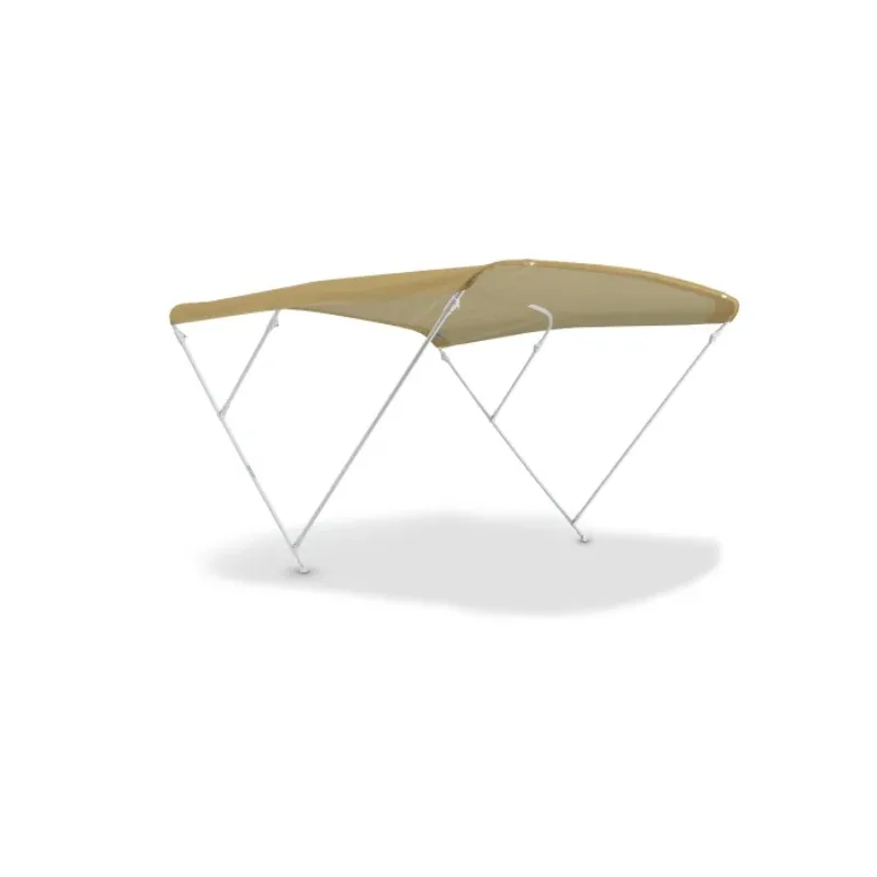 عالية الجودة بيميني أعلى أناقة 3-قوس غطاء قارب 20 مللي متر الألومنيوم المطلي الأبيض دائم وأنيق للقوارب والطوافات #3