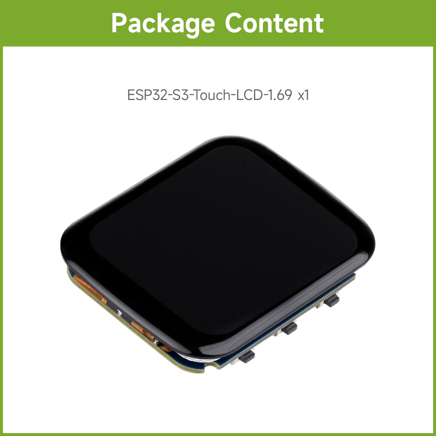 ESP32-S3-Touch-LCD-1.69 Waveshare Płytka Rozwojowa z Ekranem Dotykowym 240x280 Pikseli, Mikro Wyświetlacz LC z ESP32-S3, Ekran Arduino