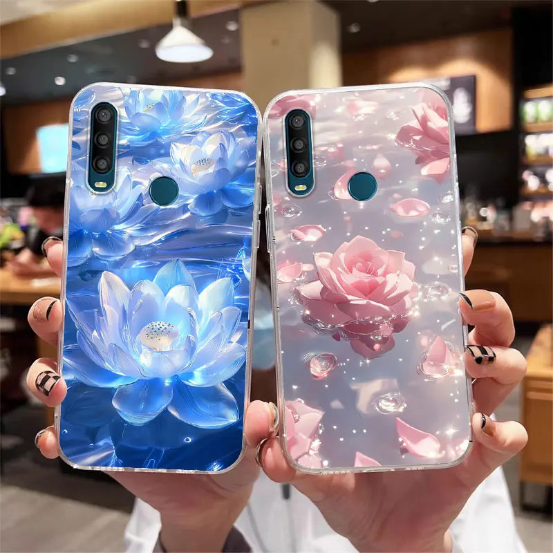 Para Alcatel 1SE 1S 3L 1V 2020 1B 2022 funda protectora de teléfono para Alcatel 1S 2020 a prueba de golpes funda trasera de silicona suave transparente Fundas