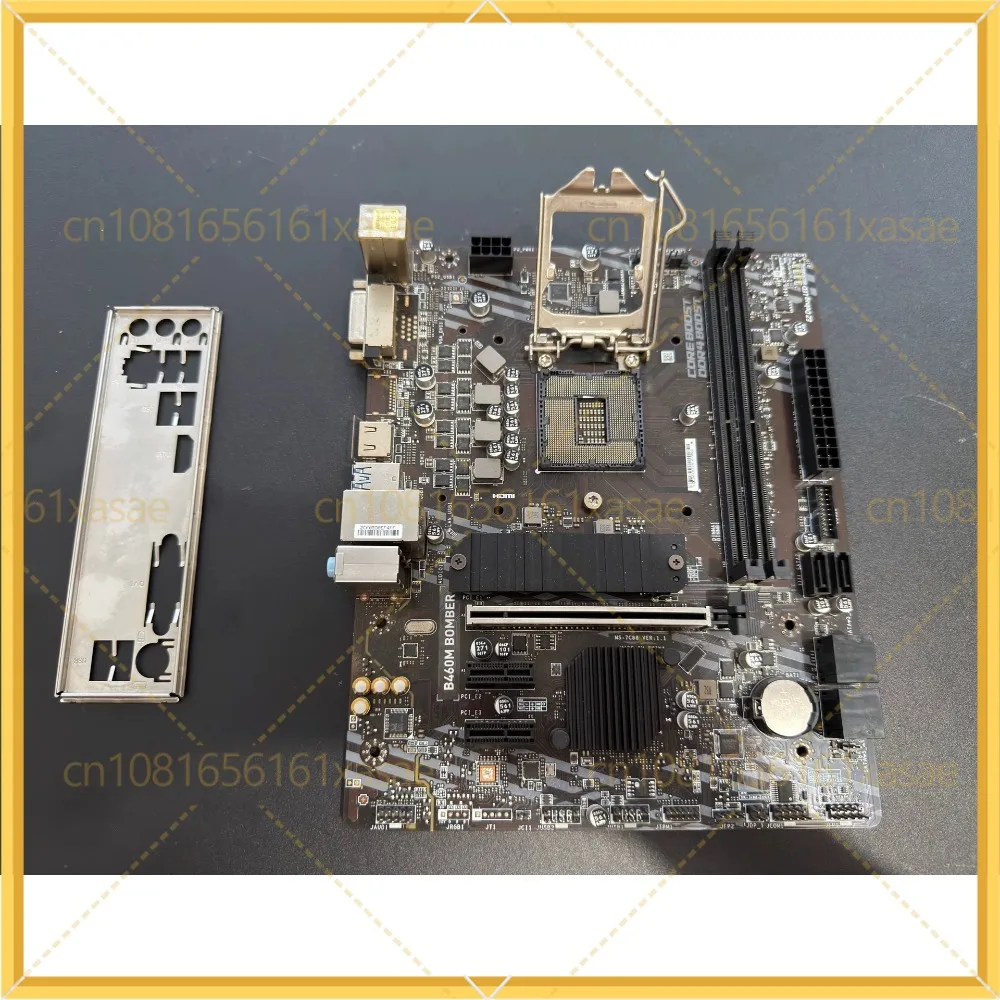 

Used for MSI H410M BOMBER LGA1200 Motherboard DDR4 64G HDMI DVI PCI-E3.0 Fully Tested