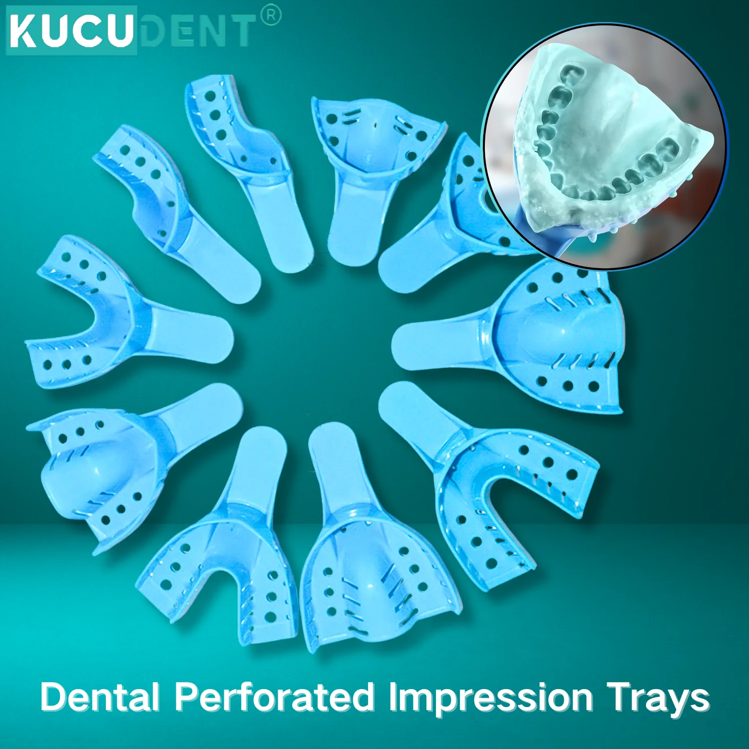 

10 шт./компл. одноразовые стоматологические пластиковые слепочные лотки перфорированный держатель лотка для зубов прочные стоматологические лабораторные материалы без сетки