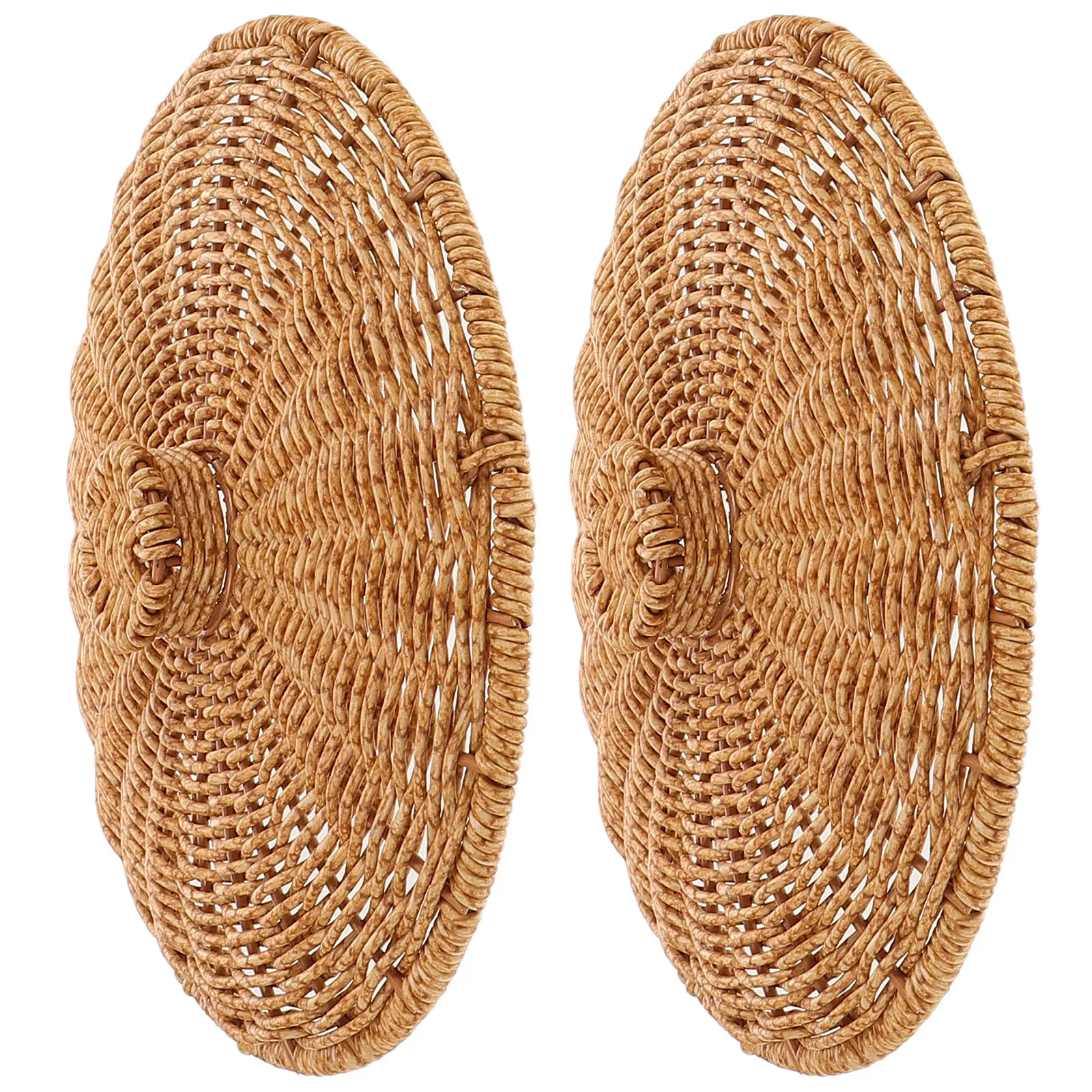 

Плетеная пластиковая крышка для корзин, контейнеров для хранения, корзин для пикника, корзин для белья, декоративная плетеная крышка для корзин, сменная крышка для хранения