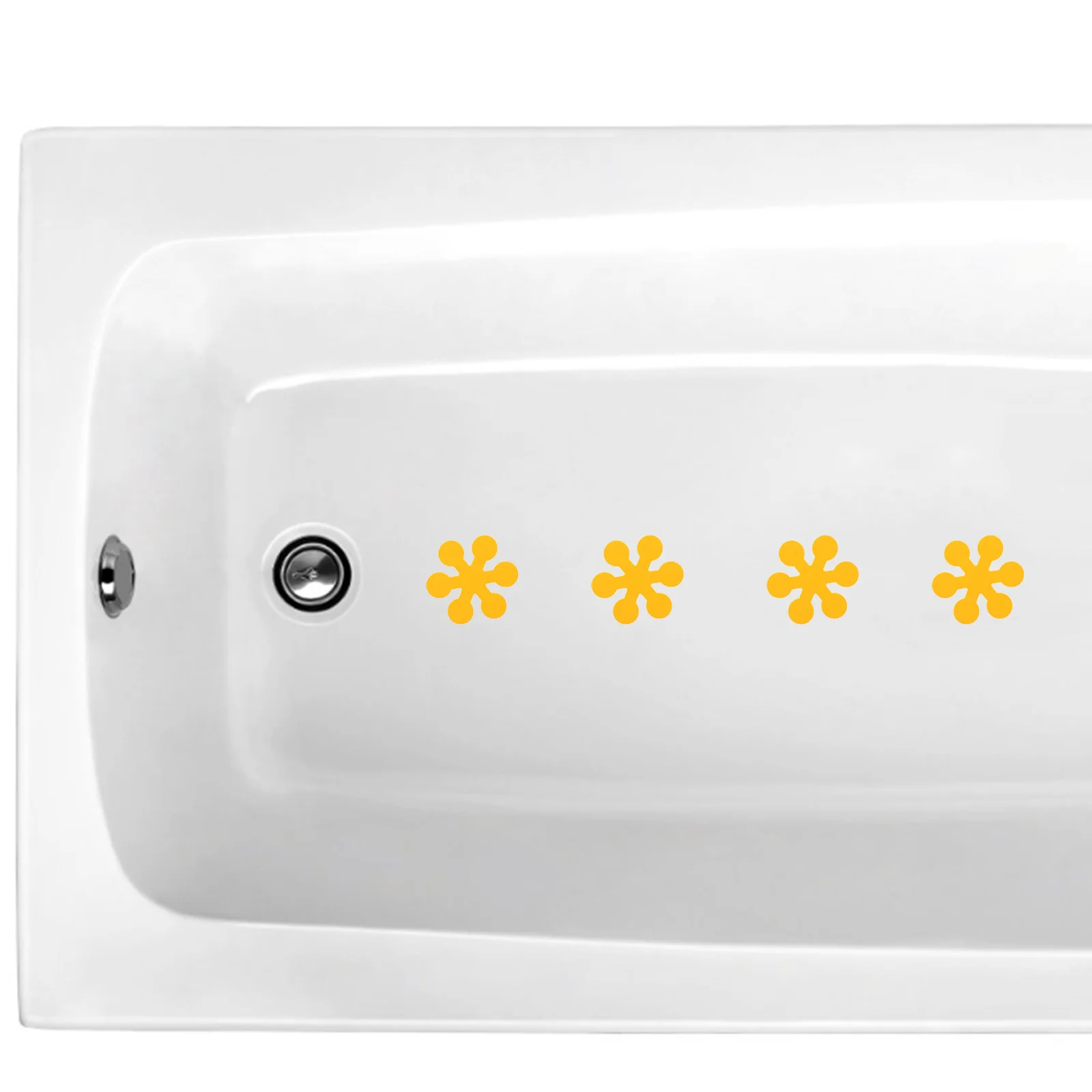 

6pcs Anti Slip Bathtub Stickers Snowflake Design Waterproof Nonslip Tub Stickers For Bath Safety Decor Bathroom Grip Decals