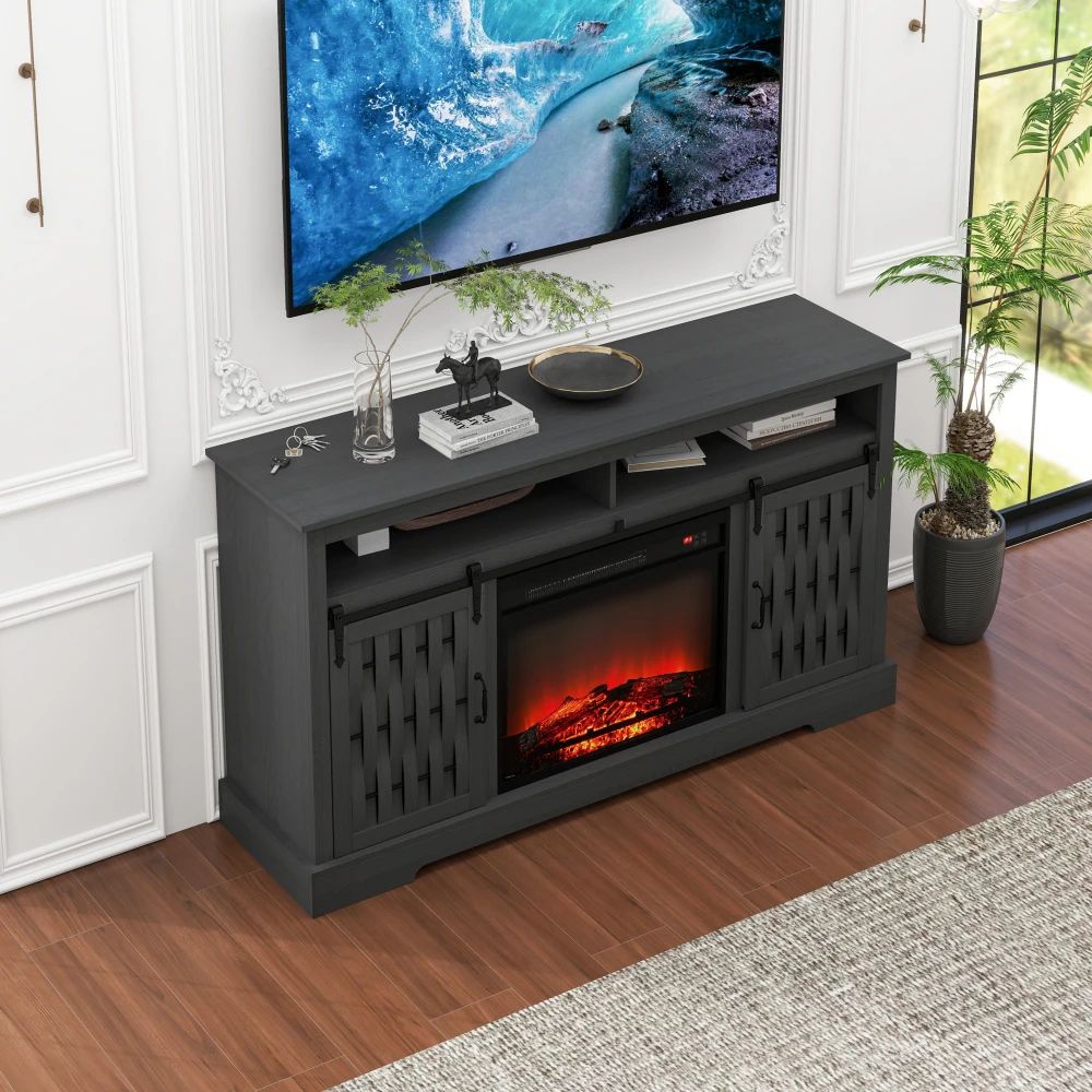 Fireplace TV Stand for TVs up to 65