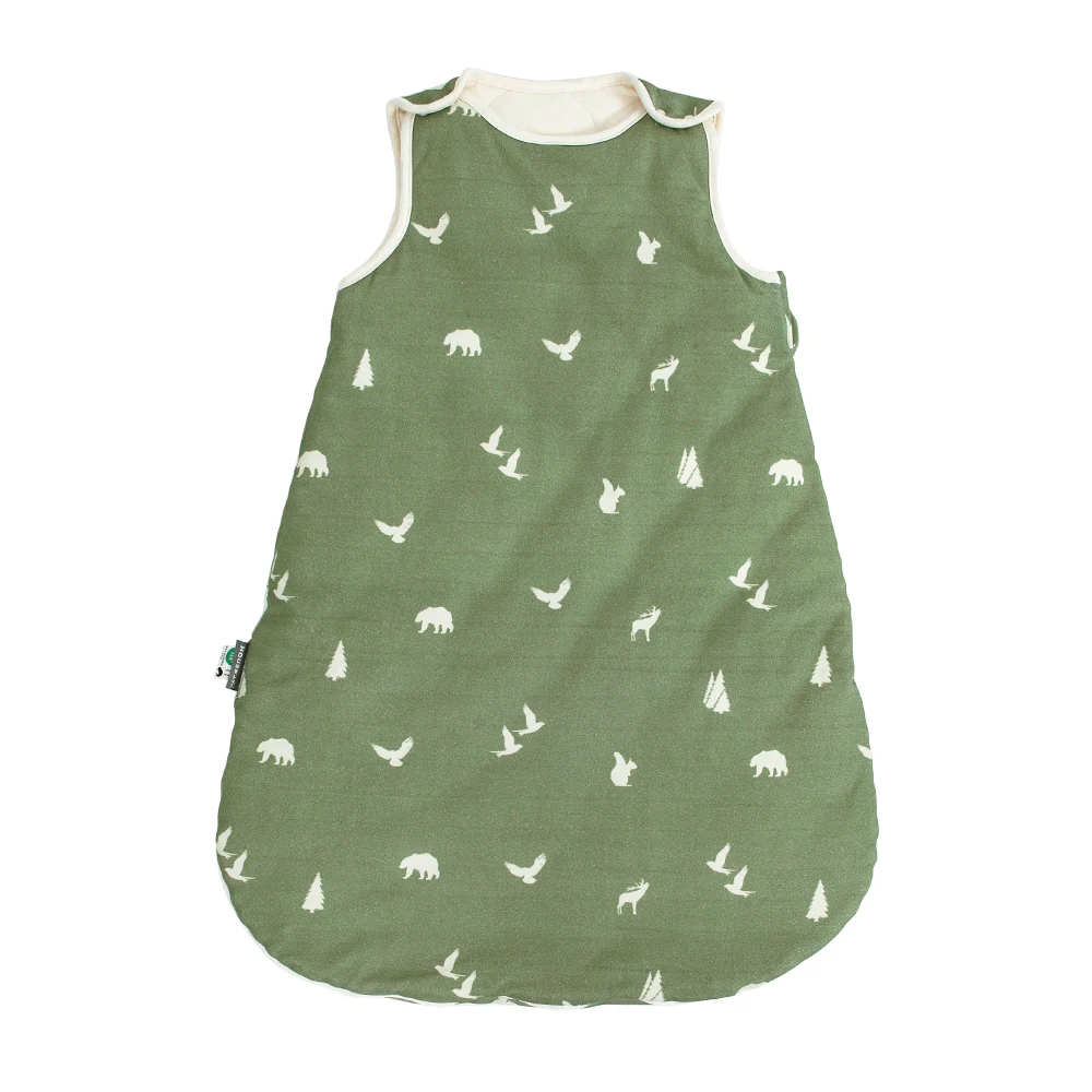 Sleeping Bag For Baby 0-24 Months Spring Autumn Sleeveless Wearable Anti-Kick Blanket Cartoon Printed Baby Sleepsacks 2.5Tog