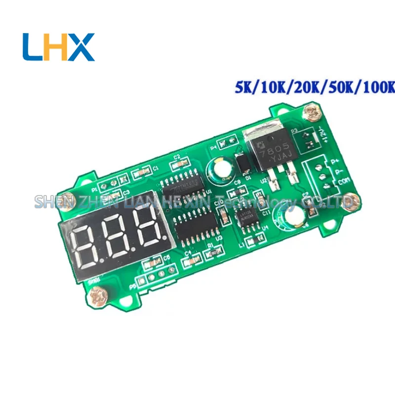KR01 button adjustment potentiometer with display knob to change button digital display 0-100% range display