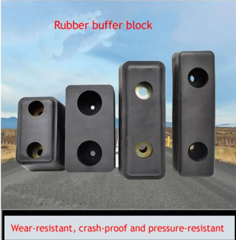 

1PC Anti-Collision Rubber Buffer Block For Large Trucks