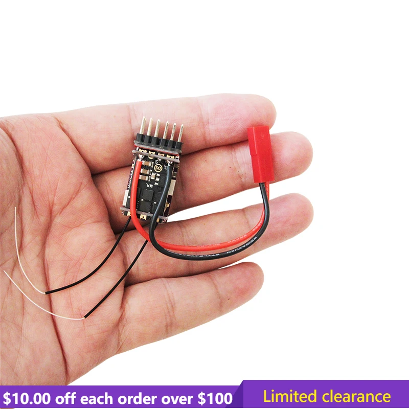 Limited Clearance FR7018T-D 2.4G Receiver 7CH with Brushless 20A ESC for DSM 1000-1500m Range F3P Flight