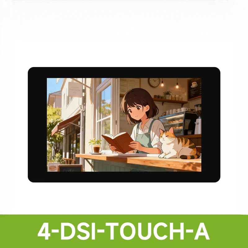 4 / 4.3inch Capacitive Display, 480×800,IPS Display Panel, 5-Point, Optical Bonding Toughened Glass